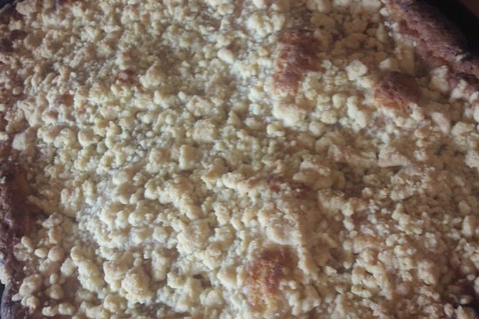 Streusel Apfel Blechkuchen