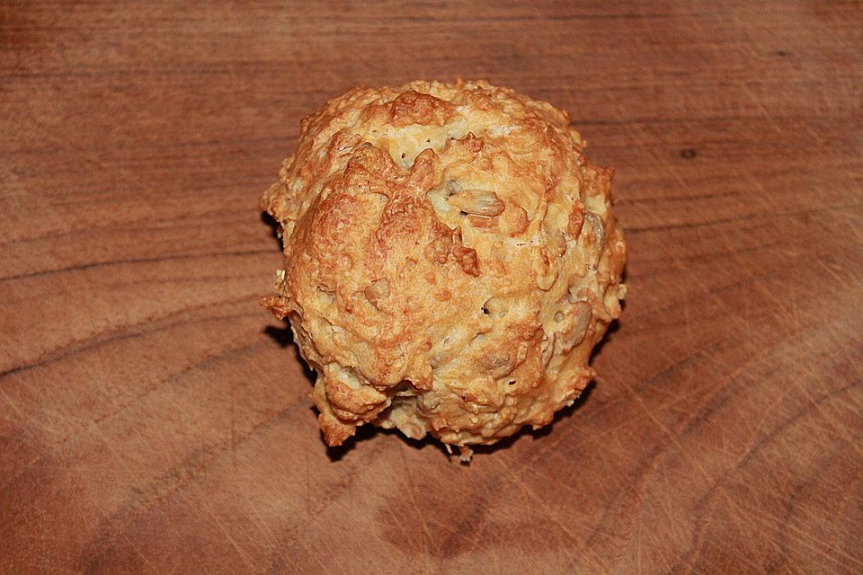 Sonnenblumen-Haferflocken-Brötchen