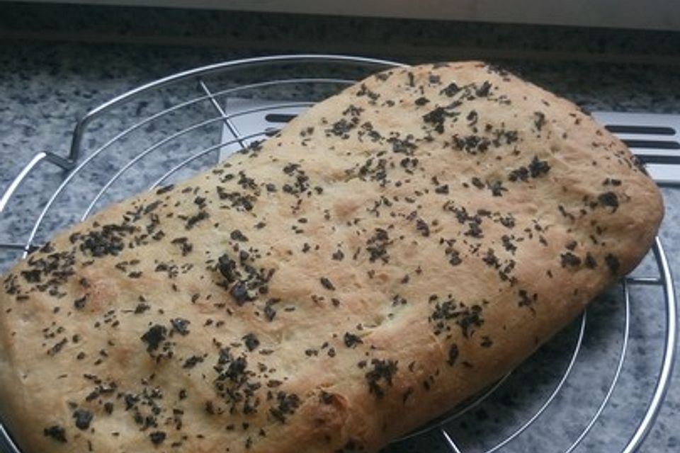 Focaccia mit Trüffelöl