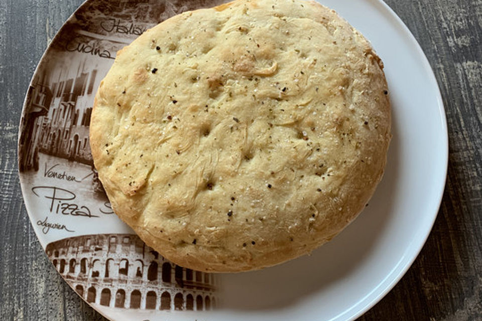 Focaccia mit Trüffelöl