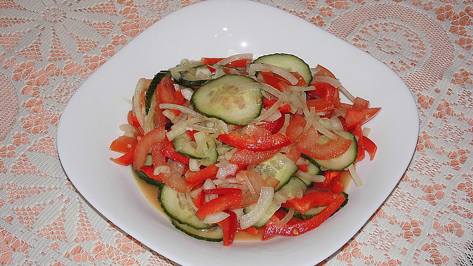 Gemischter Tomatensalat von flobina
