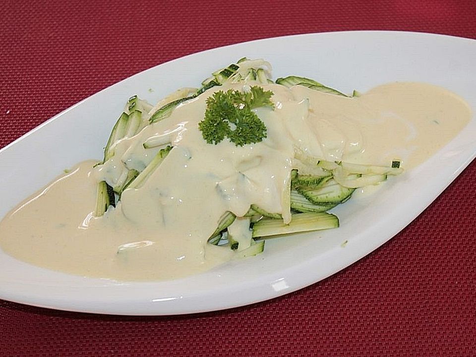 Zucchinisalat in Frischkäse-Senf-Dressing von patty89| Chefkoch