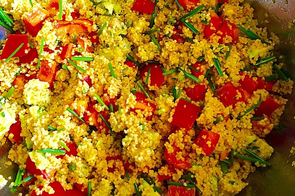 Sommerlich frischer Couscous-Salat