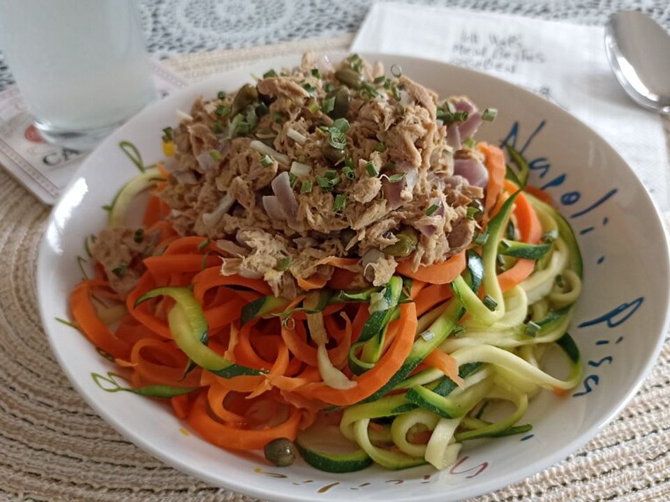 Grüne Nudeln mit Thunfischsoße von krauti58| Chefkoch