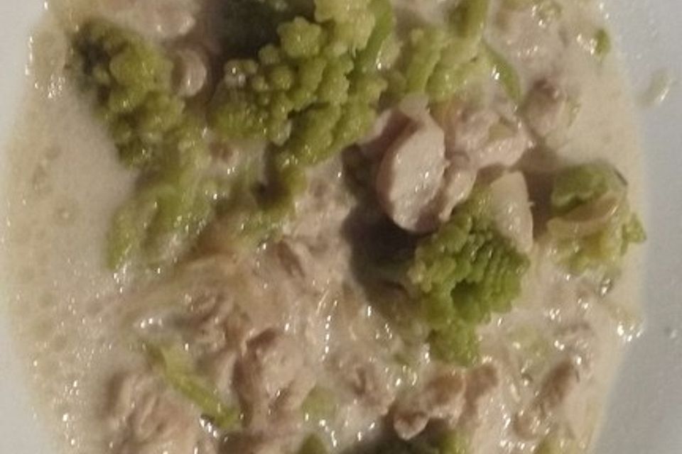 Leichte Romanesco-Hackfleisch-Pfanne