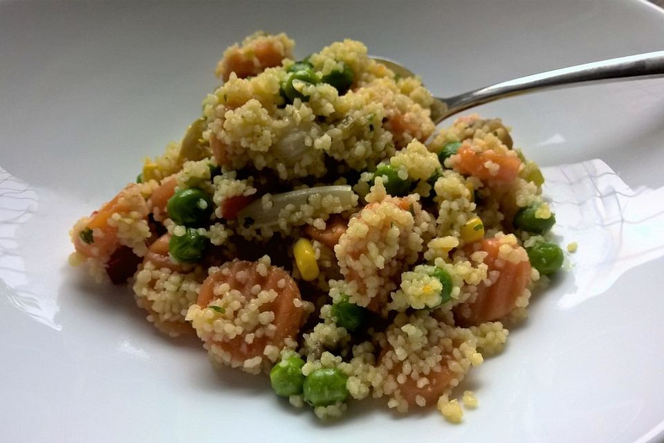 Tabouleh mit Buttergemüse