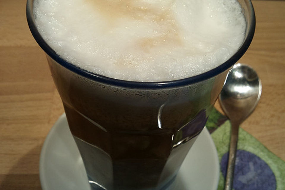 Veganer Latte Macchiato