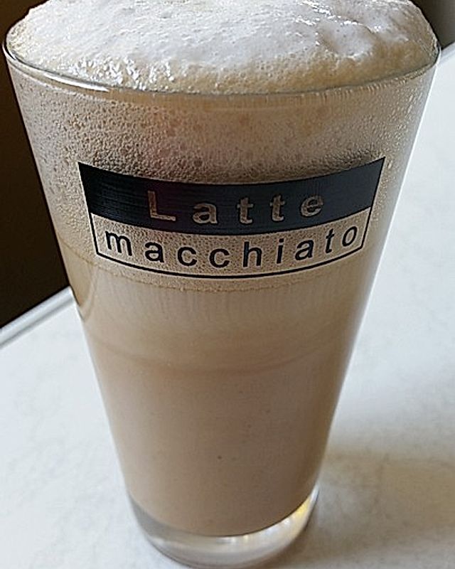 Veganer Latte Macchiato
