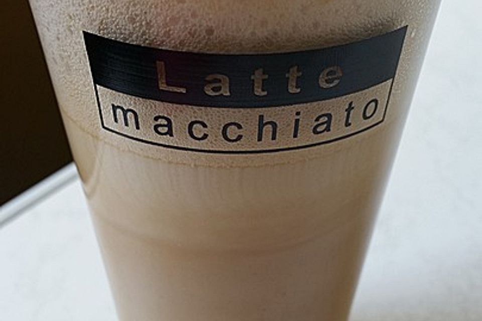 Veganer Latte Macchiato