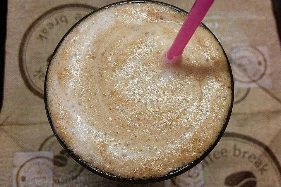 Veganer Latte Macchiato