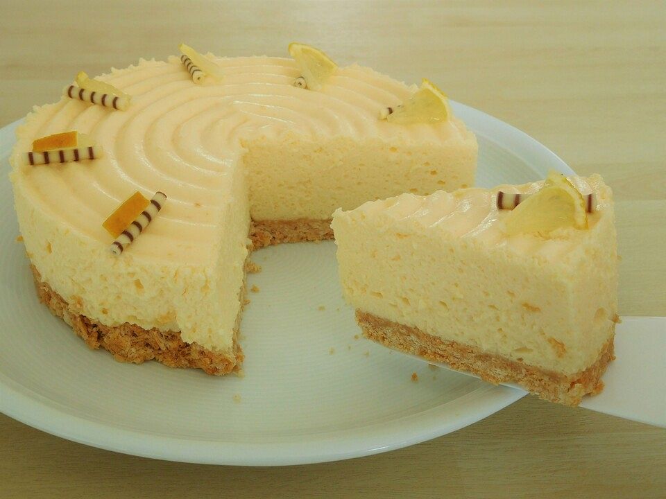 Zitronen-Frischkäse-Torte von schaech001| Chefkoch