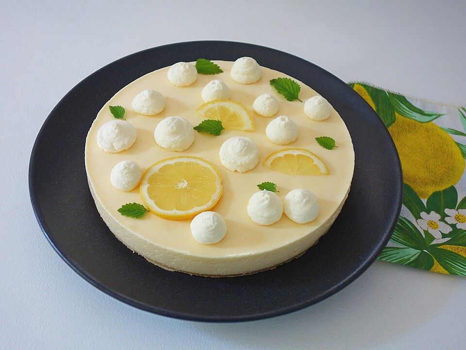 Zitronen-Frischkäse-Torte von schaech001| Chefkoch