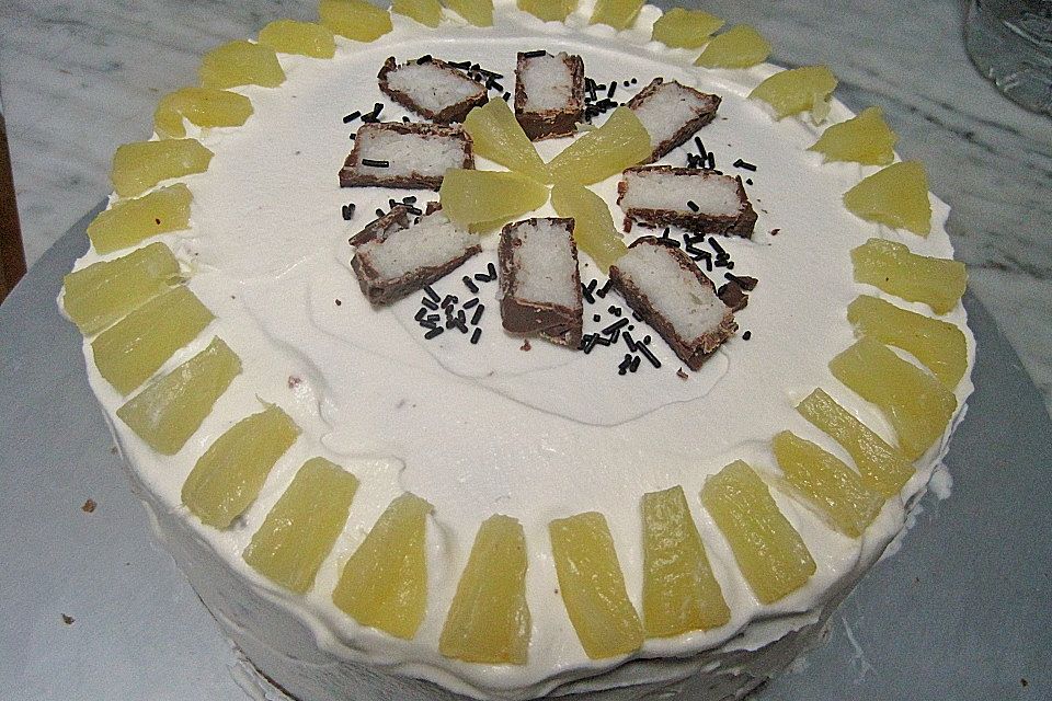 Ananas - Bounty - Torte