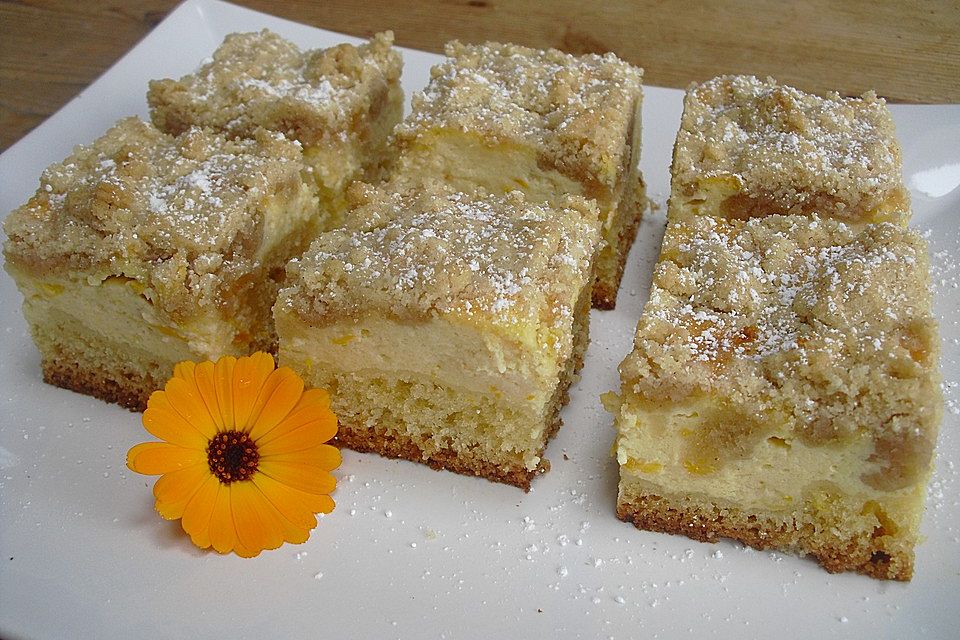 Käsekuchen mit Limoncello und Streuseln à la Heike