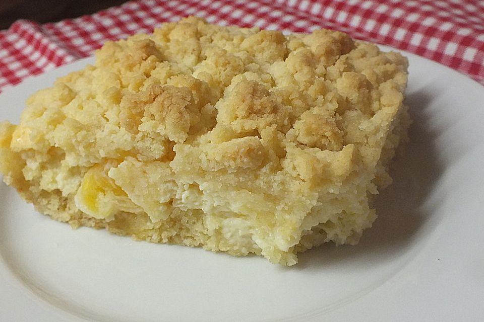 Käsekuchen mit Limoncello und Streuseln à la Heike