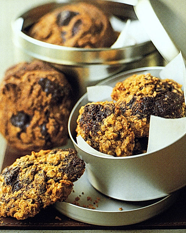Schwarzweiß-Cookies