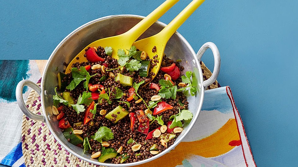 Salat Von Belugalinsen Thaistyle Fraurudi Chefkoch 
