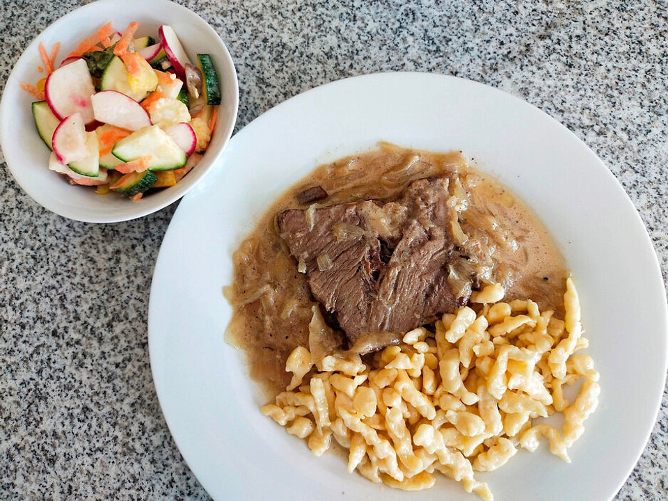 Rinderschmorbraten mit Zwiebeln von milz-alfred| Chefkoch