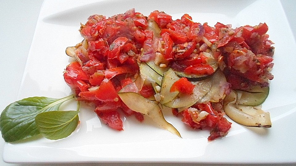 Zucchini Tomaten Vorspeise Von Loucylou Chefkoch 