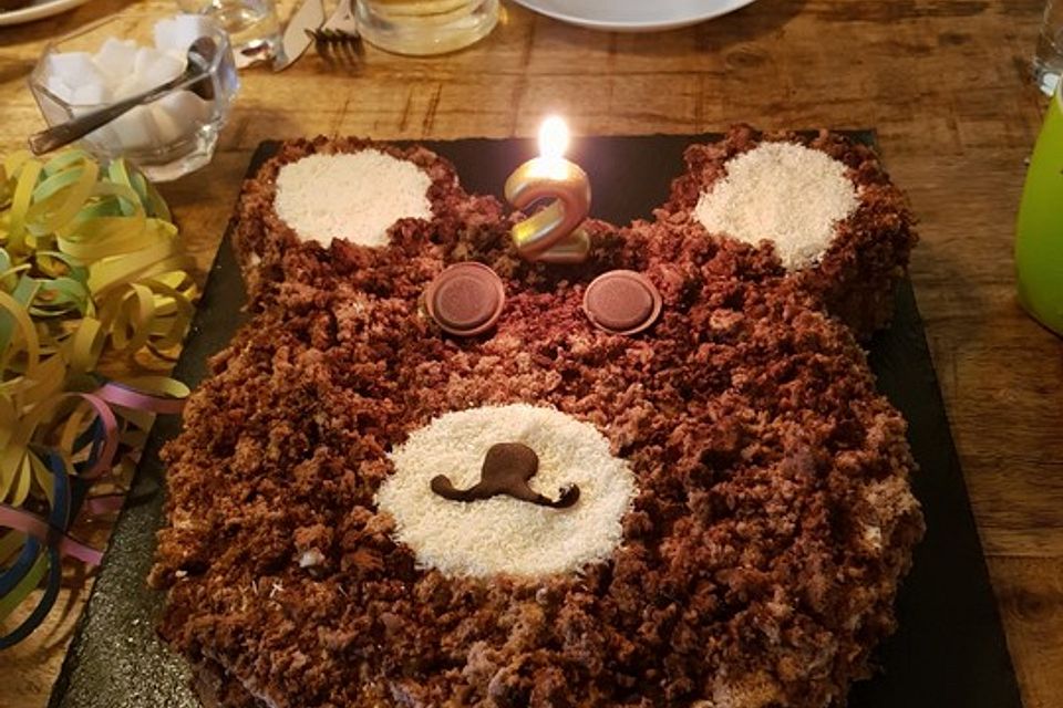 Bärenkuchen zum Kindergeburtstag Bärenkuchen zum Kindergeburtstag