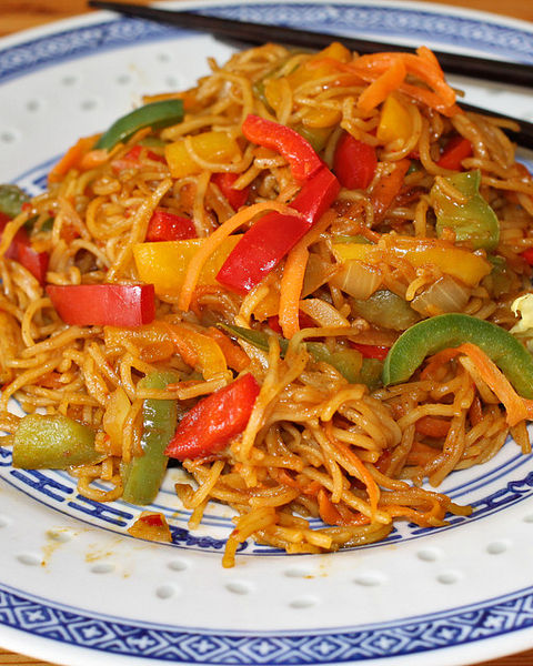 Faszinierend Asiatisch Gebratene Nudeln Bilder