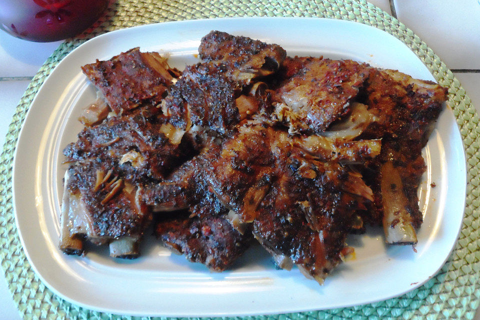 Spareribs mit Memphis Dry Rub