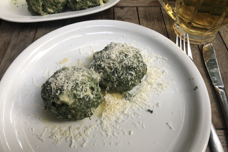 Südtiroler Spinatknödel