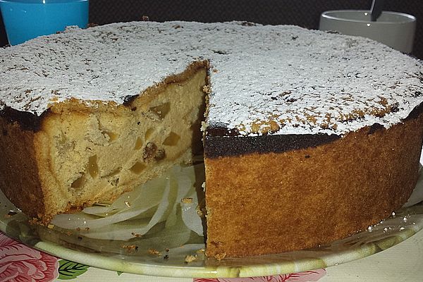 Mürbeteigkuchen mit cremiger Apfel-Marzipan-Füllung von tirolerstefan ...