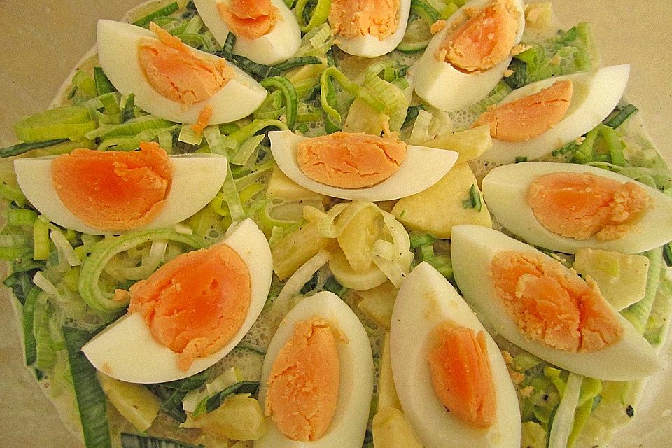 Rheinischer Lauchsalat