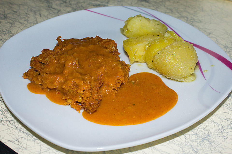 Alex' veganer Linsen-Gemüse-Braten