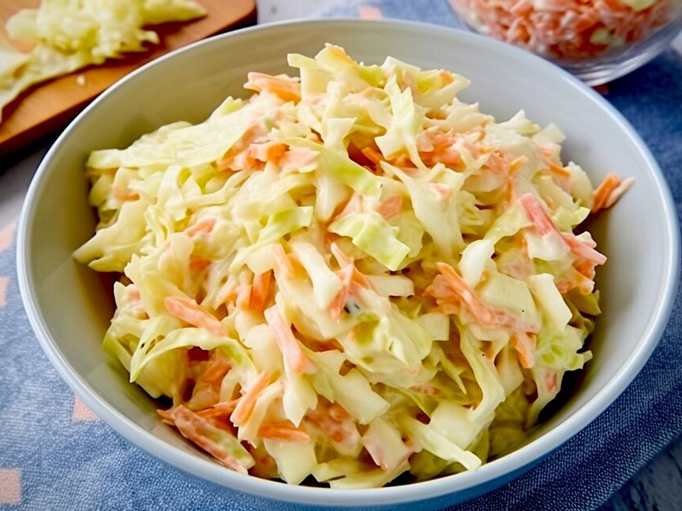 Coleslaw selber machen - Einfacher Krautsalat Coleslaw selber machen - Einfacher Krautsalat