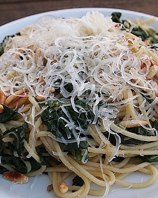 Spaghetti mit Mangold