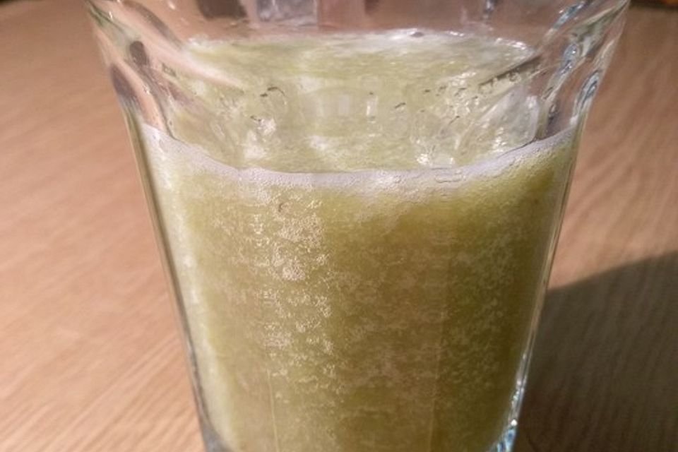 Smoothie mit Weintrauben und Piel de Sapo Melone