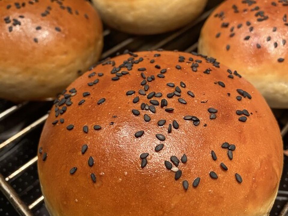 Burger Buns, Brötchen für Hamburger von shitzovran| Chefkoch