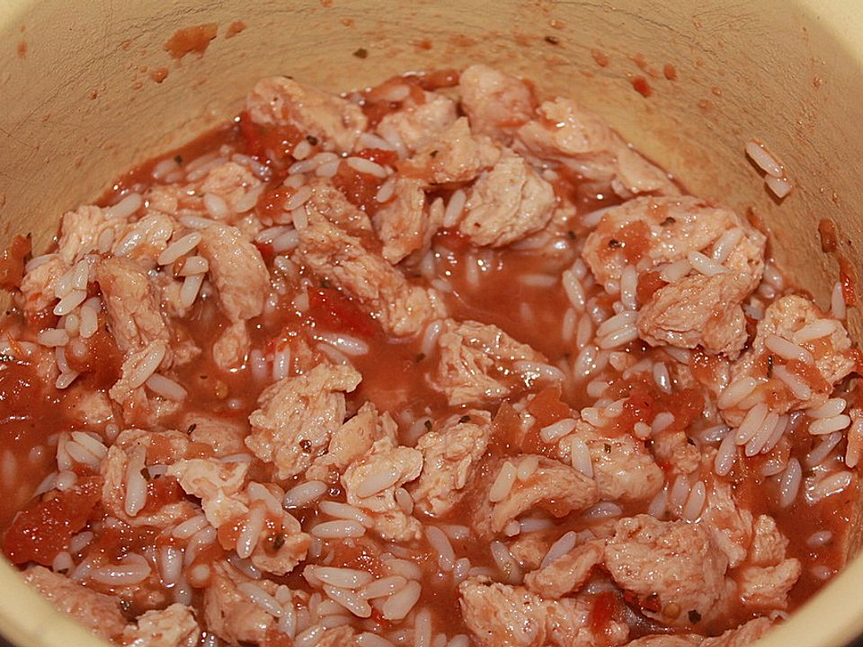 Tomaten-Reis-Suppe mit Sojaschnetzel von Jasmin-Petra-Wenzel | Chefkoch