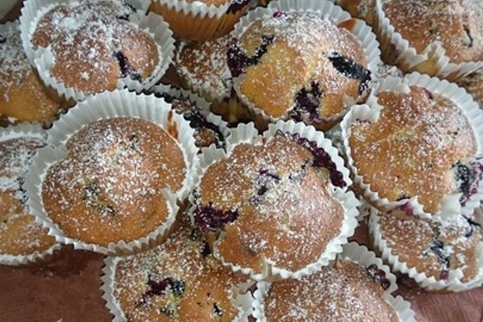 Grandma's Blaubeermuffins