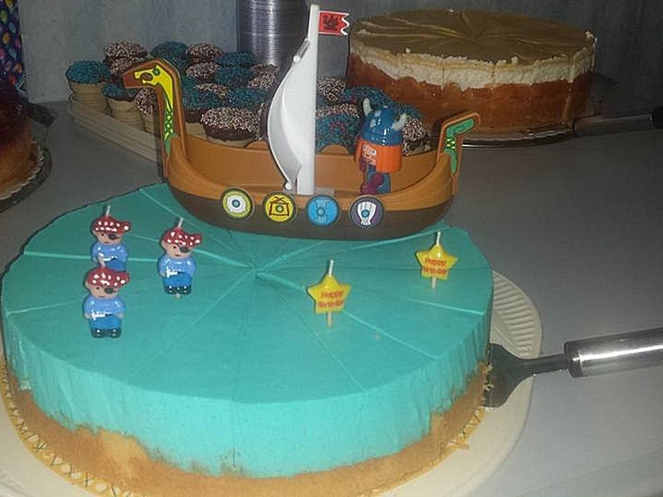 Kindergeburstagstorte - Waldmeistertorte von Steffi-313| Chefkoch