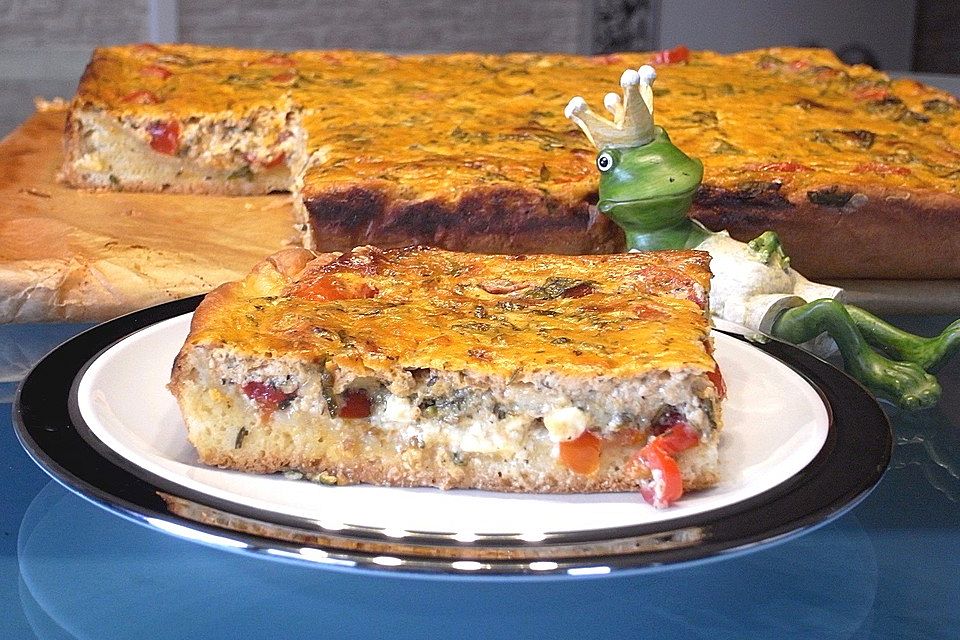 Urmelis feiner Tomaten-Käse-Kuchen ohne Grenzen