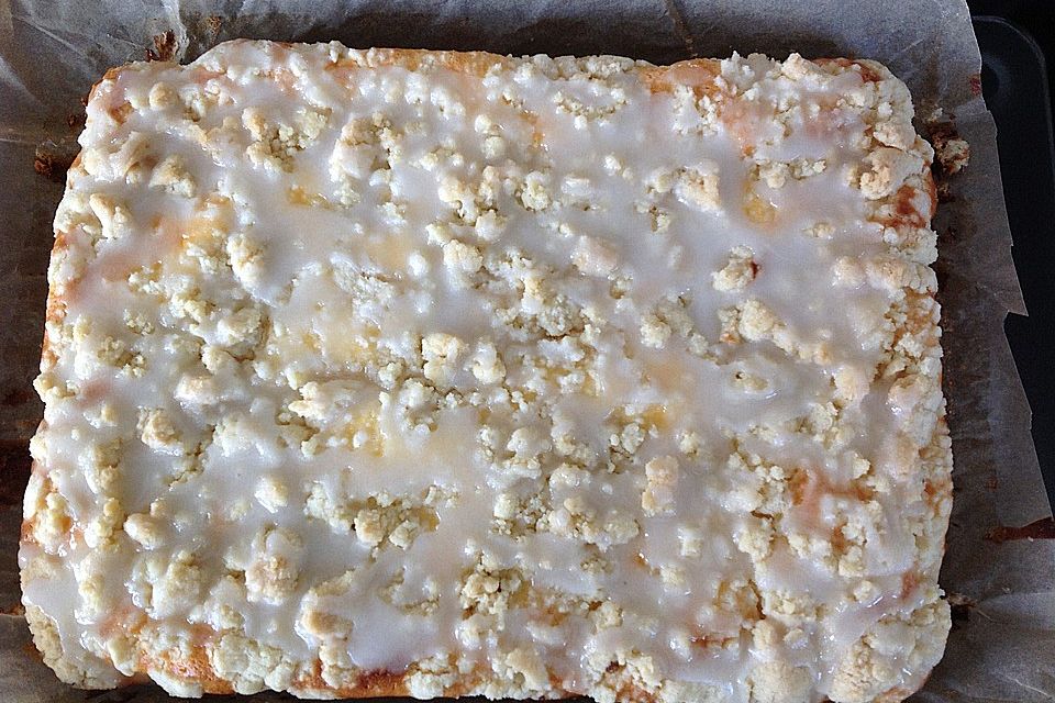 Quark-Streusel-Kuchen mit Guss