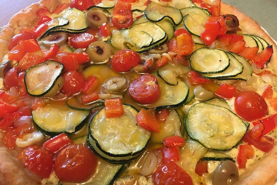 Mediterraner Gemüsekuchen
