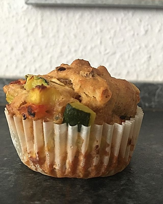Pikante vegane Gemüse-Muffins