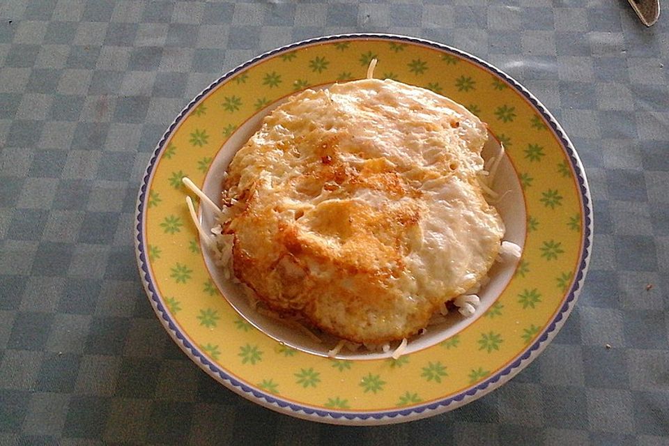 Reis-Käse-Ei