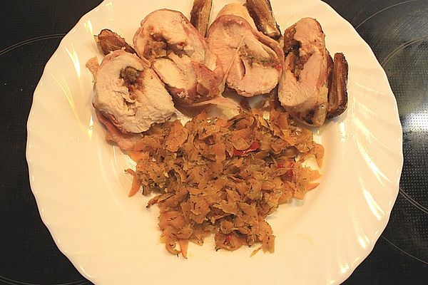 Pikant gefüllte Hähnchenbrustfilets mit Datteln von Klaumix | Chefkoch