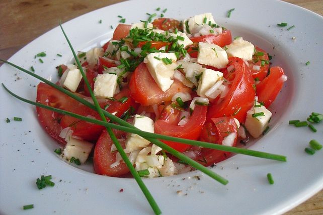 Einfacher Tomatensalat von Eileen01| Chefkoch