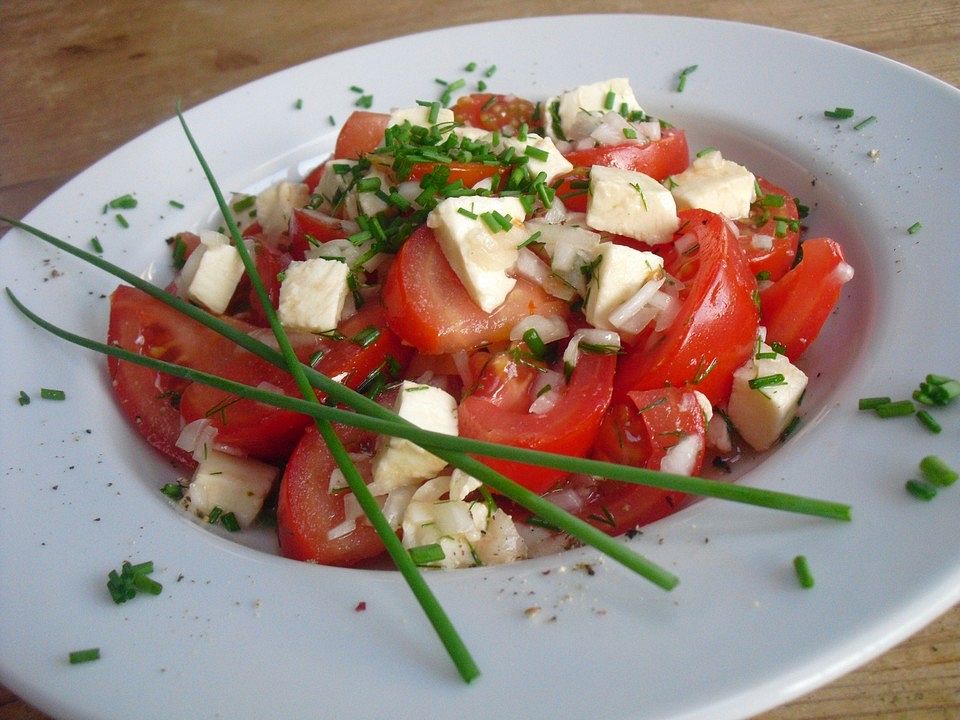 Einfacher Tomatensalat von Eileen01| Chefkoch