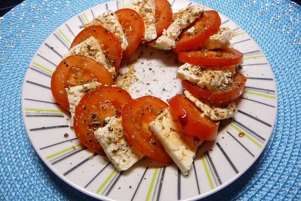 Tomate-Feta-Carpaccio