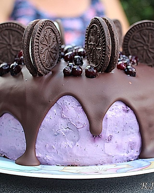 Schokoladen-Heidelbeer-Torte