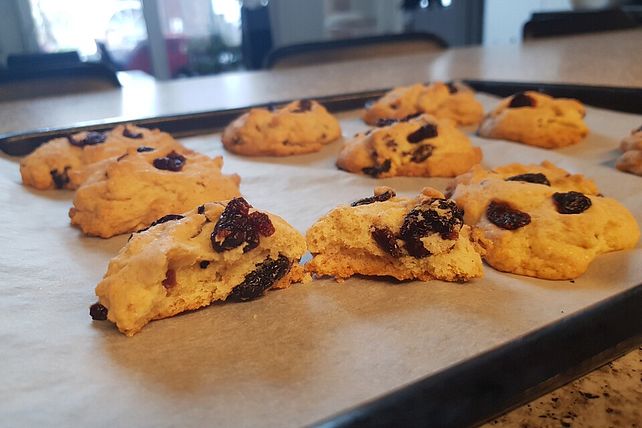 Knusprige, vegane Cookies mit Cranberrys von BelaKruemelmonster| Chefkoch