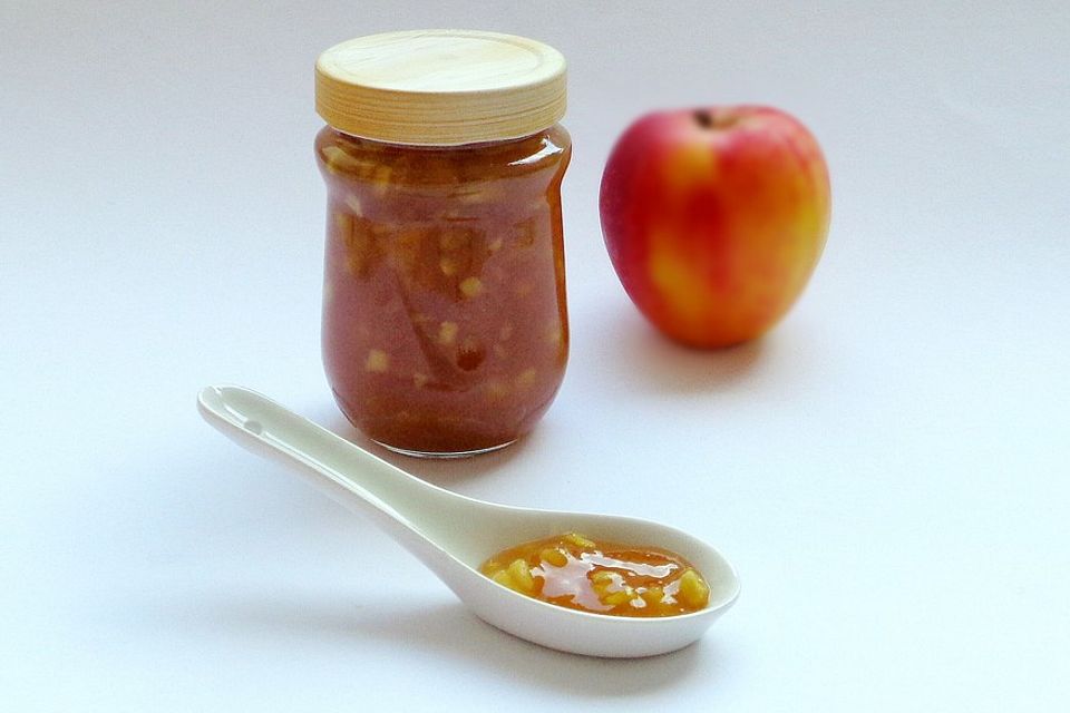 Apfel-Birnen-Zimt Marmelade