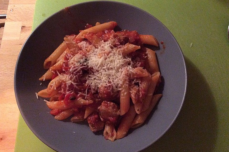 Penne con Salsiccia